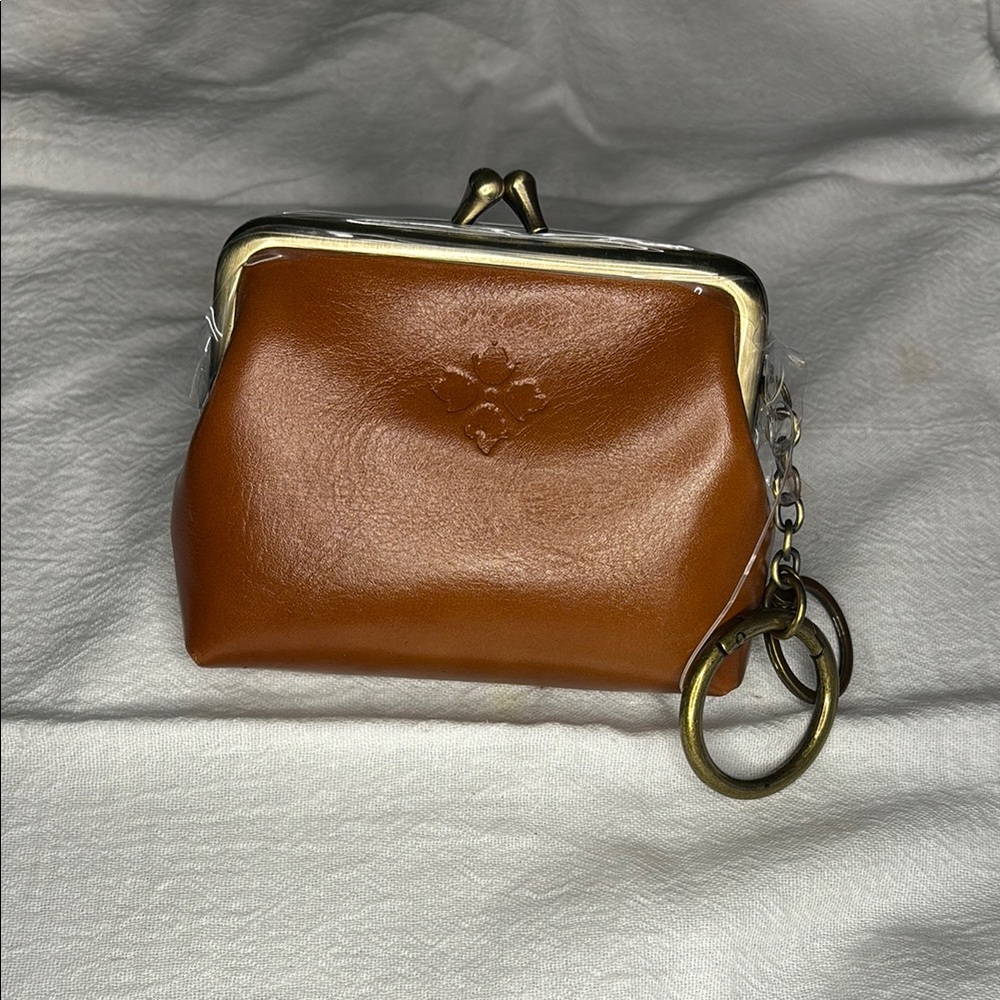 Patricia Nash Brown Leather Coin Purse/Wallet